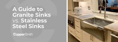 granite sinks vs stainless steel sinks