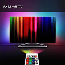 Eppiebasic Tv Bias Lighting Led Tv Backlight Kit Usb Led Light Strip For 32 To 60 Inch Hdtv With Remote Rgb Multi Color Ambient Light Behind Tv Walmart Com Walmart Com