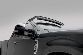 2017 2021 Ford Super Duty Front Roof Led Bracket To Mount 1 52 Inch Curved Led Light Bar Pn Z335471