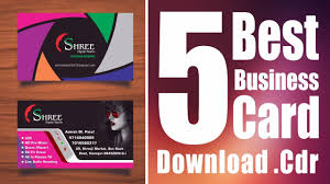 5 best business card cdr