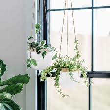 Indoor Ceramic Hanging Planters The