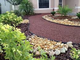 Rock Yard Landscaping No Grass Front