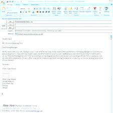 How To Mail A Resume And Cover Letter What To Write In Email When