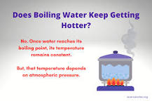 Can water be boiled above 100 degrees?