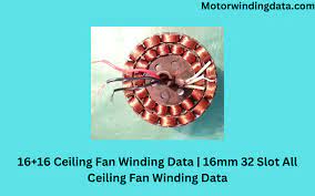 16 16 ceiling fan winding data