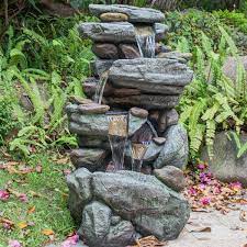 the pond waterfall fountain with
