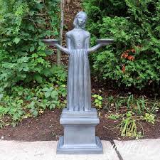 Bird Girl Bronze Statue