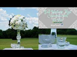 Diy Tall Vintage Mint Centerpiece With