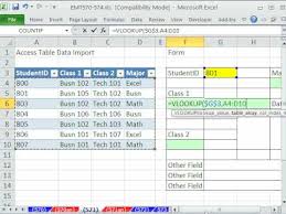 How To Create A Form From Linked Access Data In Ms Excel