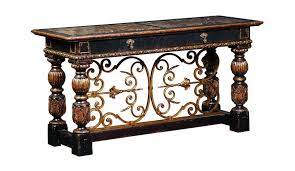 tuscan style console table