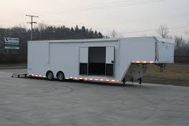 38 custom gooseneck race trailer