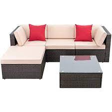 devoko 5 pieces patio furniture sets