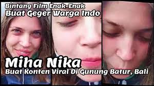 Ternya usut punya usut nama mihanika viral di media. Gunung Batur Video Miha Nika Viral Di Twitter Garudatechno Id