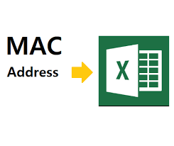 mac address format convert with excel