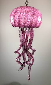 Jellyfish Chandeliers Opal Art Glass