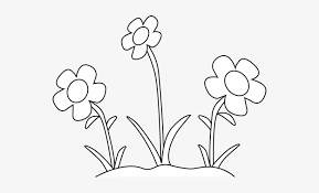 spring clipart outline black and