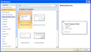 Office 2007 Excel Templates