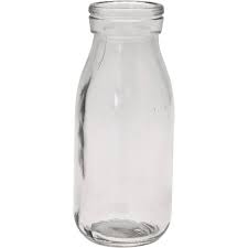 glass milk bottle 250ml hobbycraft