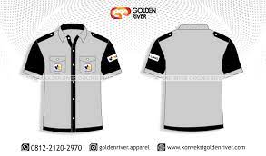 Download desain baju lapangan cdr. Contoh Desain Kemeja Seragam Lapangan Konveksi Bandung