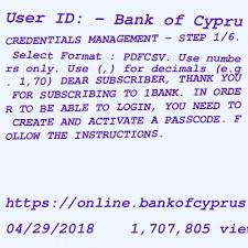 The detailed information for bank cyprus login is provided. Bank Of Cyprus Login Cy Login Page