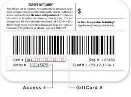 Discover gift cards use a three digit number it calls the customer identification number, which gift cards issued by department stores typically have a pin. Can Just The Target Gift Card Code Be Used If I Don T Have The Card Present Quora