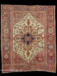 antique heriz rug 1875