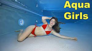 Girl underwater bikini