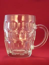 Plain Tankard British Dimple Mug 1 Pt