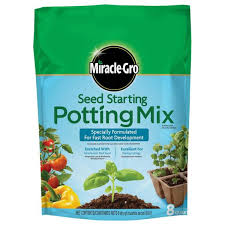 miracle gro seed starting 8 qt potting
