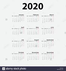 Printable Annual 2020 Calendar Yearly Calendar 2020 Free