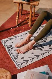 doiy berber rug yoga mat at sue parkinson