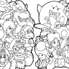 Free printable mario coloring pages for kids. 1