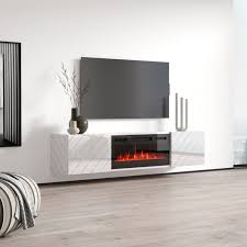 Tv Stands With Built In Fireplace