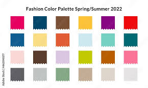 fashion color palette 2022 spring