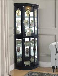 modern corner curio cabinet foter