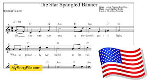 the star spangled banner c major my