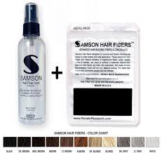 Samson Fiber Lock Spray 4oz Plus Hair Building Fibers 25 Grams Suitable Replacement For All Brands Of Hair Building Fibers Free Usa Shipping