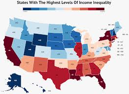 Us States With The Highest Levels Of Income Inequality