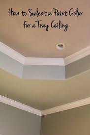 Colored Ceiling Tray Ceiling Bedroom