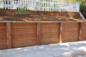 Types Of Wood Retaining Wall Building