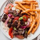 awesome peruvian beef entree