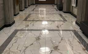 marble floor beautifully refinished in