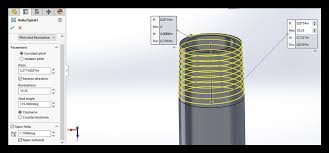 creating npt threads in solidworks