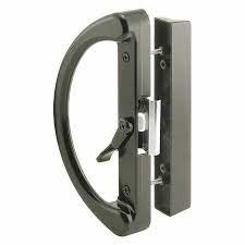 black patio clam latch door handle