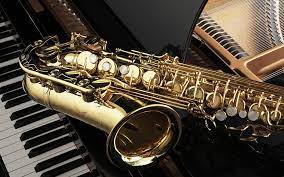 hd wallpaper saxophone and piano