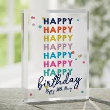 happy birthday personalized colored