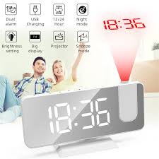 upgraded projection alarm clock for