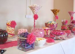 This candy buffet is priced by person and the minimum order is for 20 persons. Fuchsia Pink Candy Bar At The Millennium Stadium Candy Bar Wedding Baby Shower Candy Bar Diy Candy Bar