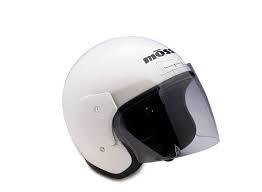 Mossi White Small Open Face Helmet Amazon In Car Motorbike