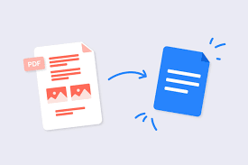 how to convert pdf to google docs with